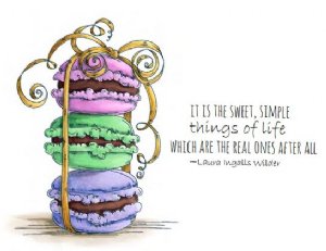 Stamping Bella - Cling Stamp - Macaron Bouquet