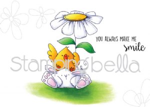 Stamping Bella - Cling Stamp - The Chick And The Bunny Wobble