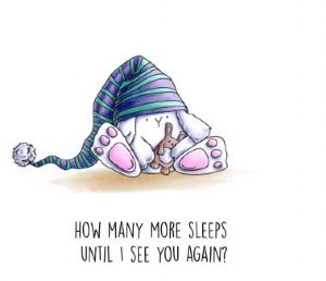 Stamping Bella - Cling Stamp - Sleepy Bunny Wobble