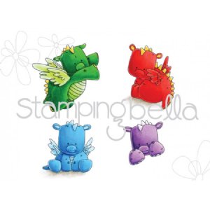 Stamping Bella - Cling Stamp - Dragons