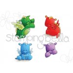 Stamping Bella - Cling Stamp - Dragons