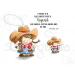 Stamping Bella - Cling Stamp - Cowgirl Squidgy