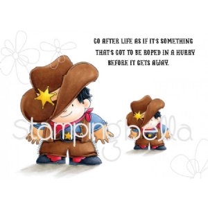 Stamping Bella - Cling Stamp - Cowboy Squidgy