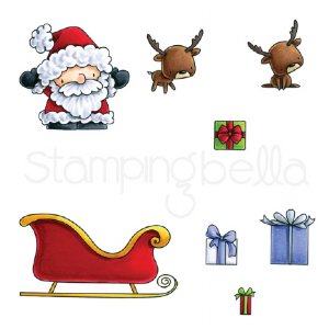Stamping Bella - Cling Stamp - Santas Gifts