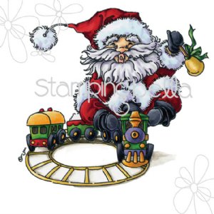 Stamping Bella - Cling Stamp - Santa Express