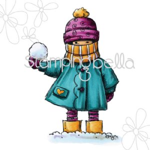 Stamping Bella - Cling Stamp - Valerie With Snowball