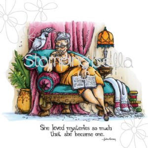 Stamping Bella - Cling Stamp - The Reader