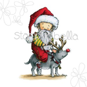 Stamping Bella - Cling Stamp - Santa Louis