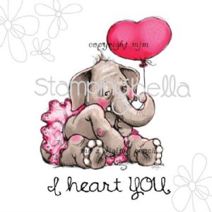 Stamping Bella - Cling Stamp - I Heart You