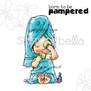 Stamping Bella - Cling Stamp - Pampered By Mo Manning
