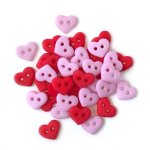 Buttons Galore - Buttons - Valentine Hearts