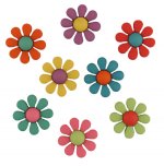 Buttons Galore - Buttons - Funky Flowers