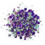 Buttons Galore - Sequin Mixes - Violet Blossom