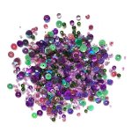 Buttons Galore - Sequin Mixes  - Wisteria Hues
