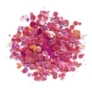Buttons Galore - Sequin Mixes - Pretty Pinks