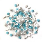 Buttons Galore - Sprinkletz - Pearly Snowflakes