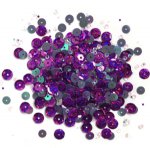 Buttons Galore - Sequins - Grape