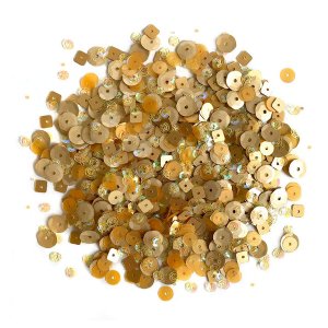 Buttons Galore - Sequins - Golden Hour