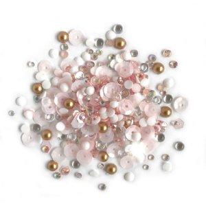 Buttons Galore - Sequin Mixes - Coral Coast