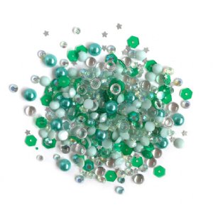 Buttons Galore - Sequin Mixes - Aquamarine