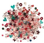 Buttons Galore - Sequin Mixes - Hugs & Kisses