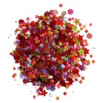 Buttons Galore - Sequin Mixes - Berry Blooms