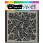 Brutus Monroe - Stencil - Abstract Flower