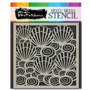 Brutus Monroe - Stencil - Seashell Swirl