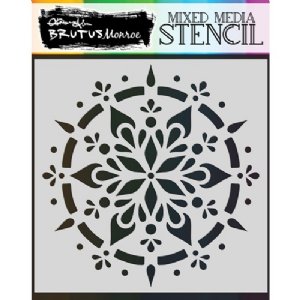 Brutus Monroe - Stencil - Floral Compass