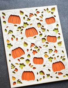 Birch Press Designs - Die Set - Autumn Breeze Plate