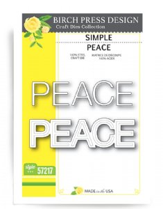 Birch Press Designs - Dies - Simple Peace