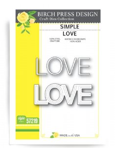 Birch Press Designs - Dies - Simple Love