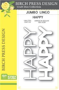 Birch Press Designs - Dies - Jumbo Lingo Happy