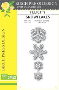 Birch Press Design - Die - Felicity Snowflakes