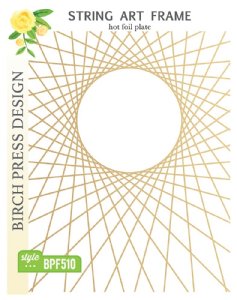 Birch Press Designs - Hot Foil Plate - String Art Frame