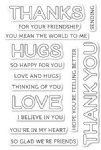 Birch Press Designs - Clear Stamp - Lingo Thanks