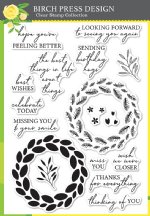 Birch Press Designs - Clear Stamp - Classic Sentimental Wreath