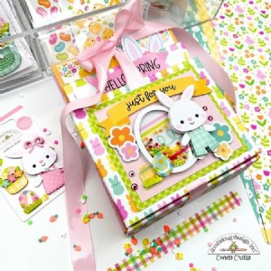 Doodlebug Design - Doodle-pops 3D Cardstock Sticker - Mr. Cottontail