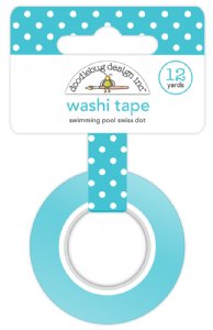 Doodlebug - Washi Tape - Swiss Dot Swimming Pool