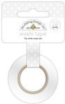 Doodlebug - Washi Tape - Swiss Dot Lily White