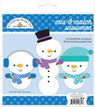 Doodlebug Design - Craft Kit - Mix & Match Snowmen