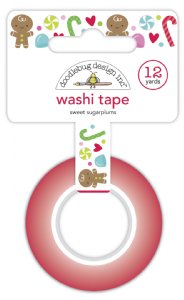 Doodlebug - Washi Tape - Night Before Christmas - Sweet Sugarplums