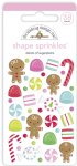 Doodlebug - Shape Sprinkles - Night Before Christmas - Visions of Sugarplums
