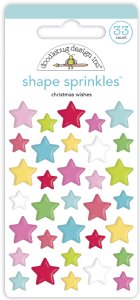 Doodlebug - Shape Sprinkles - Night Before Christmas - Christmas Wishes