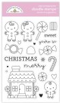 Doodlebug - Clear Stamp - Night Before Christmas - Visions of Sugarplums