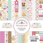 Doodlebug Design - 6X6 Paper Pad - Made with Love
