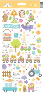 Doodle Bug - Icons Cardstock Stickers - Hippity Hoppity