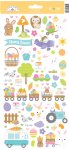 Doodle Bug - Icons Cardstock Stickers - Hippity Hoppity