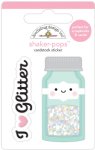 Doodlebug Design - Shaker-pops Cardstock Sticker - Glitter Jar
