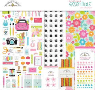Doodlebug Design - Essentials Kit - Cute & Crafty